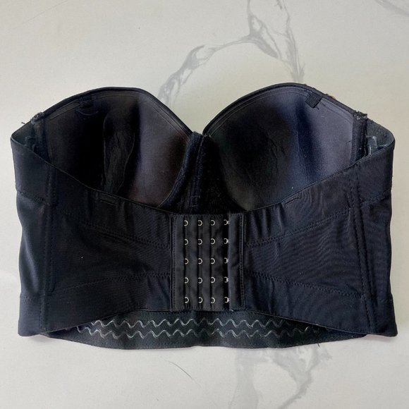 Yellow Gold Rhinestone Jeweled Bustier/Corset Crop Top - Picture 4 of 5